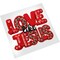Valentine DTF Transfer - Love Like Jesus Knit Style Ready To Press